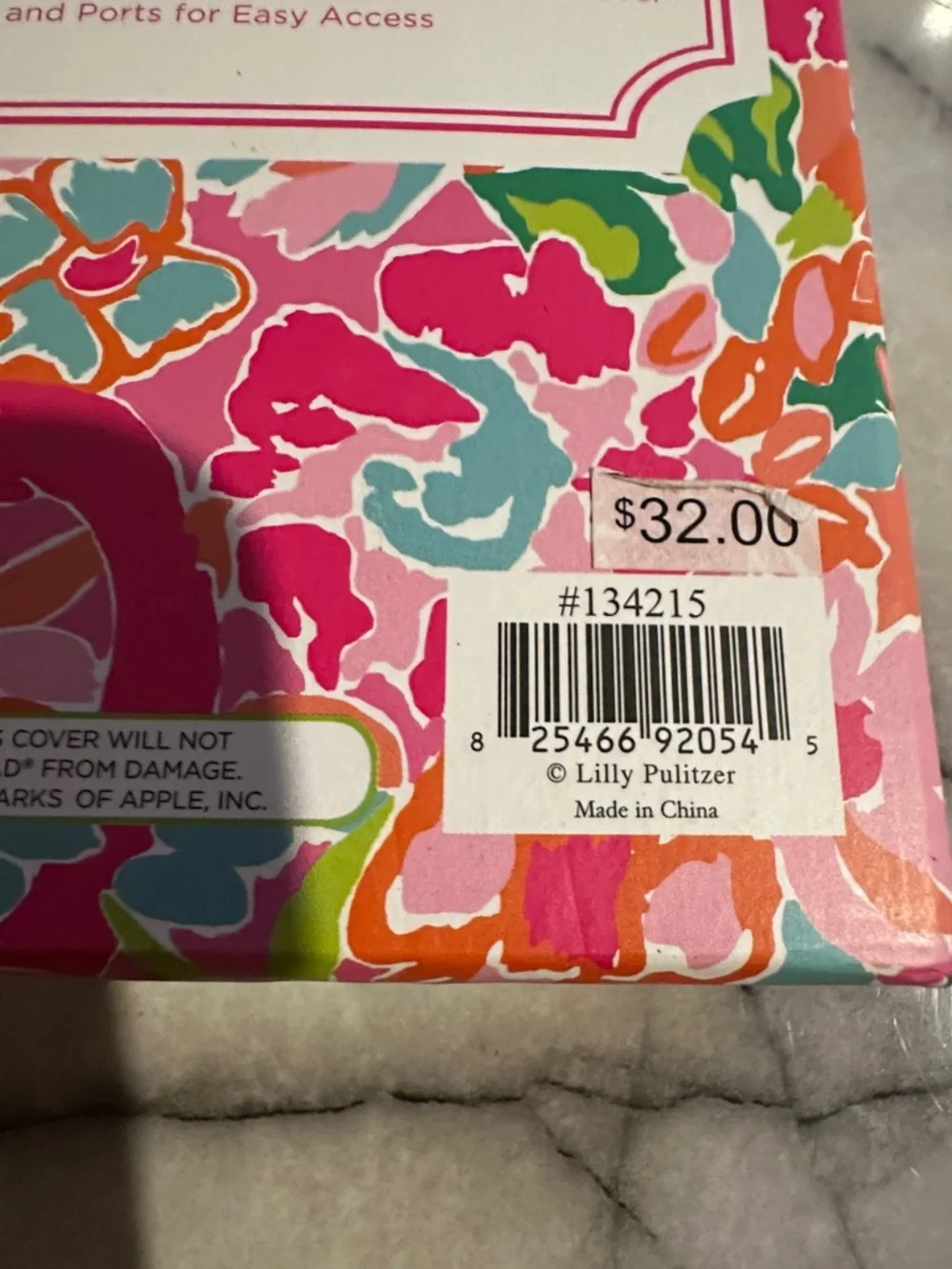 Lilly Pulitzer Floral iPad Mini Case - Pink Tropical Print